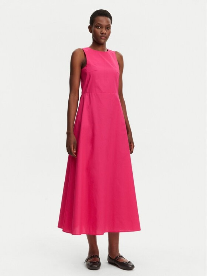 ViCOLO Sukienka codzienna TD0650 Różowy Regular Fit