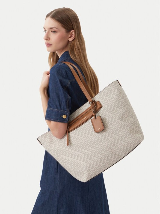 MICHAEL Michael Kors Torebka Jet Set 30S6GTVT4B Écru