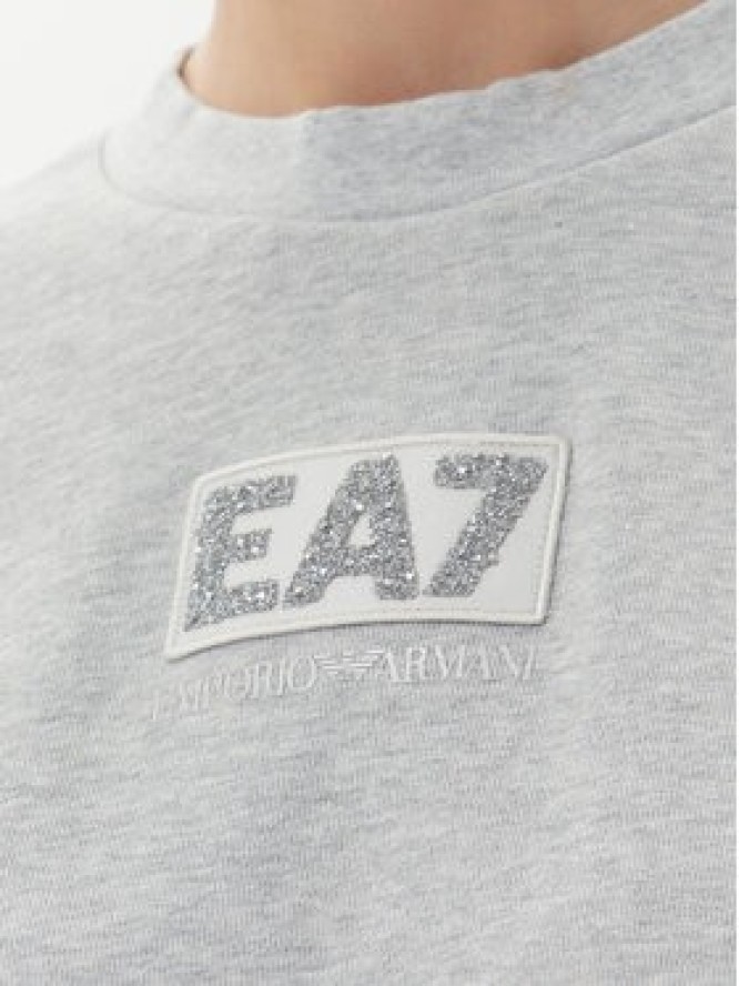 EA7 Emporio Armani T-Shirt 7W000177 AF12473 O8002 Szary Loose Fit