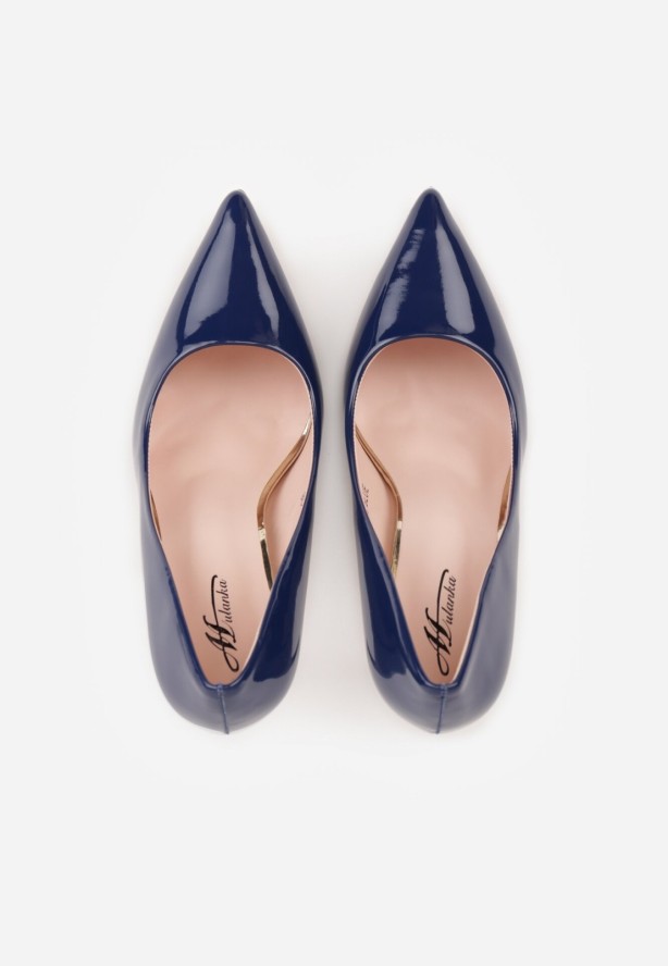 Granatowe Szpilki Arelde