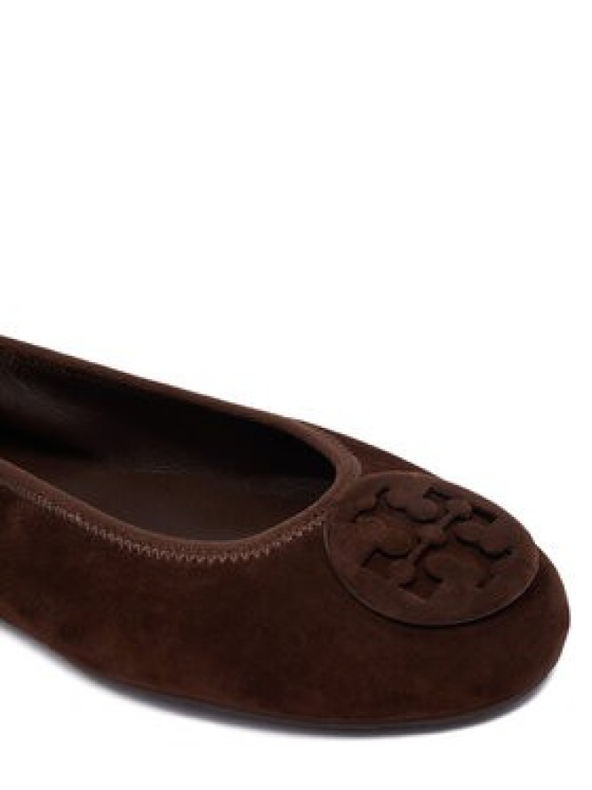 Tory Burch Baleriny Reva Travel Ballet 177247 Brązowy