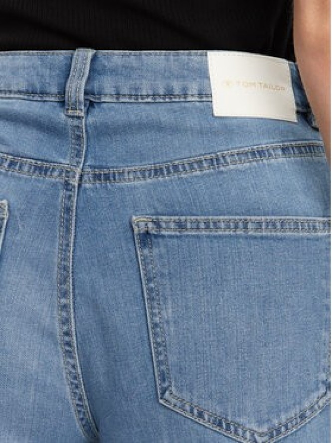 Tom Tailor Jeansy 1043509 Niebieski Wide Leg