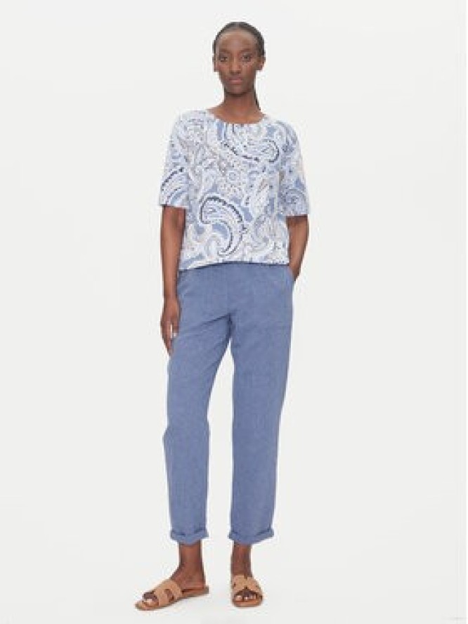 Olsen Spodnie materiałowe 14002404 Niebieski Regular Fit