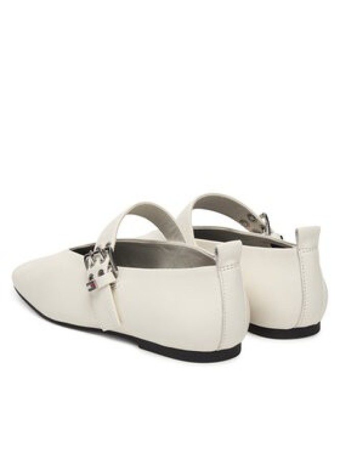 Tommy Jeans Baleriny Tjw Ballerina Buckle EN0EN03019 Biały