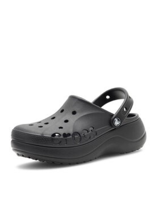 Crocs Klapki BAYA PLATFORM CLOG 208186-001 Czarny