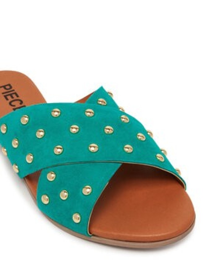 Pieces Klapki 17156837 Zielony