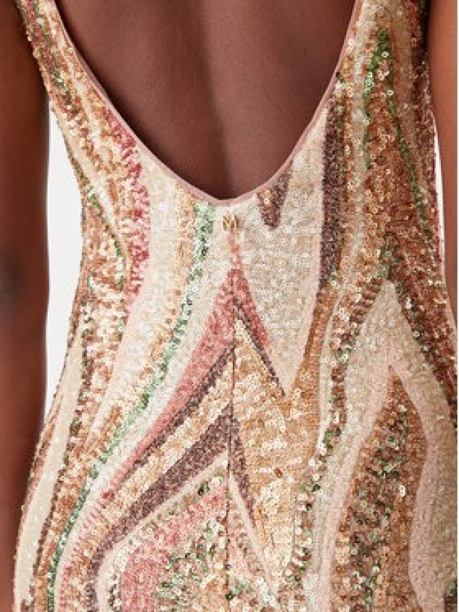 Lola Casademunt by Maite Sukienka koktajlowa MS2516006 Kolorowy Regular Fit