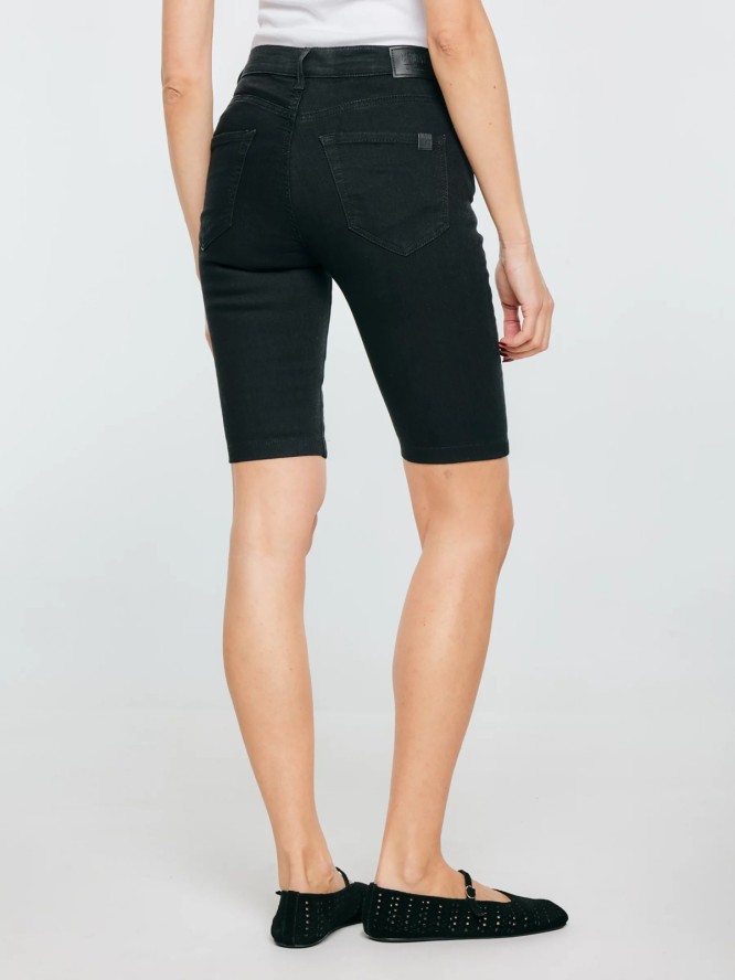 szorty damskie jeansowe czarne caroline 901