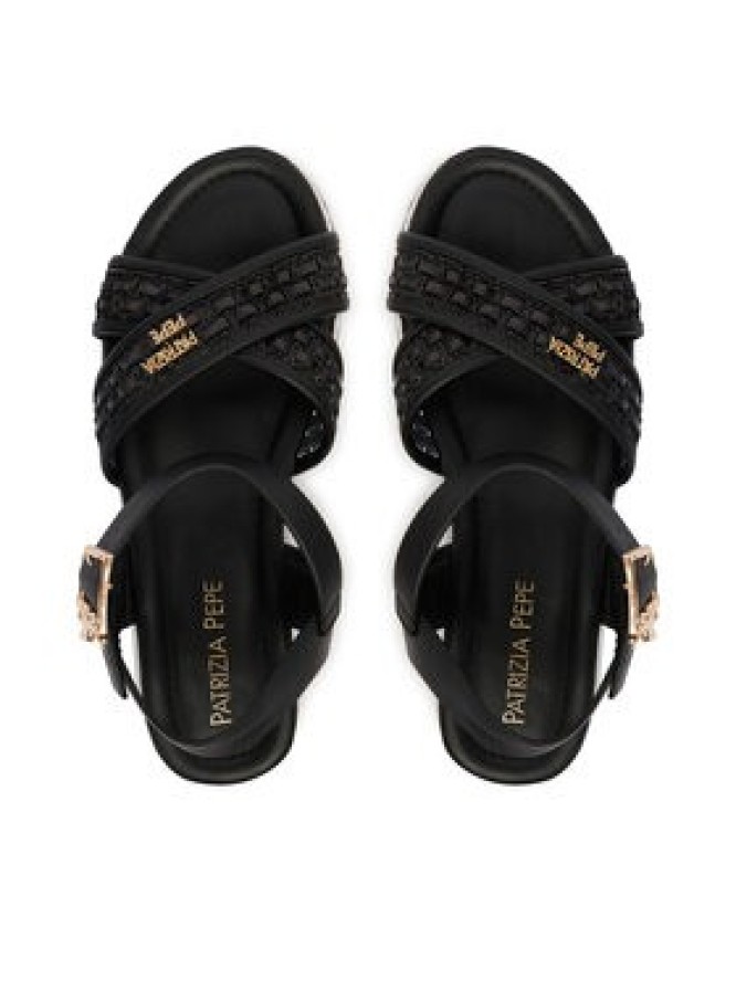 Patrizia Pepe Sandały PPJ392/31 Czarny