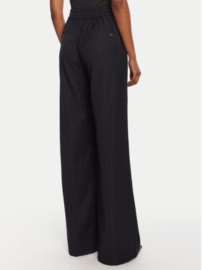 Lola Casademunt by Maite Spodnie materiałowe MF2514001 Granatowy Wide Leg