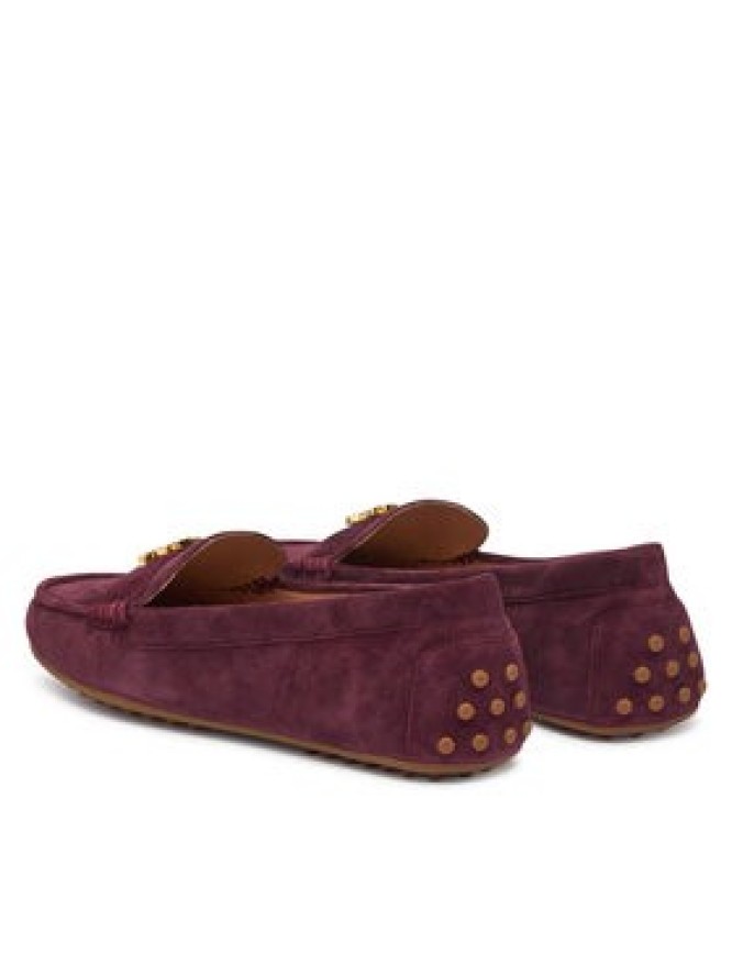 LAUREN RALPH LAUREN Mokasyny Barnsbury 802821629037 Bordowy
