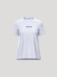 bjorn_borg BORG ESSENTIAL 4 T-SHIRT damski BRILLIANT WHITE