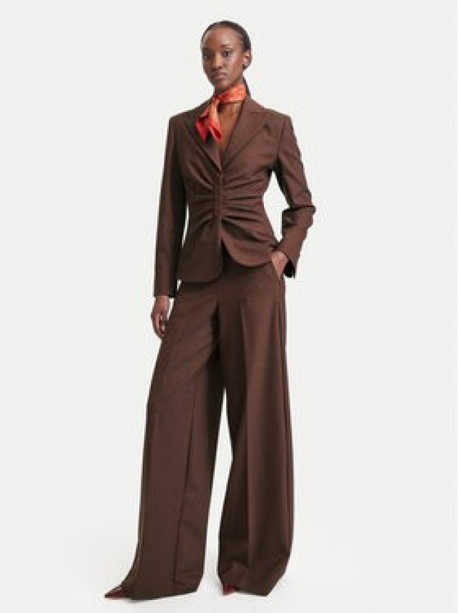 Marella Spodnie palazzo Ghinea 2623136052 Brązowy Wide Leg