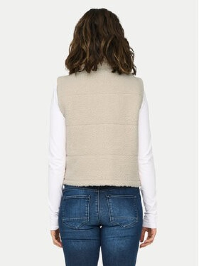 ONLY Bezrękawnik Sandra 15320630 Beżowy Regular Fit