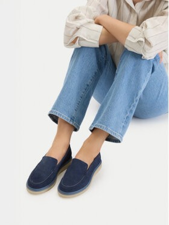 Beverly Hills Polo Club Mokasyny EO-WI34-PIKAS-01 Granatowy