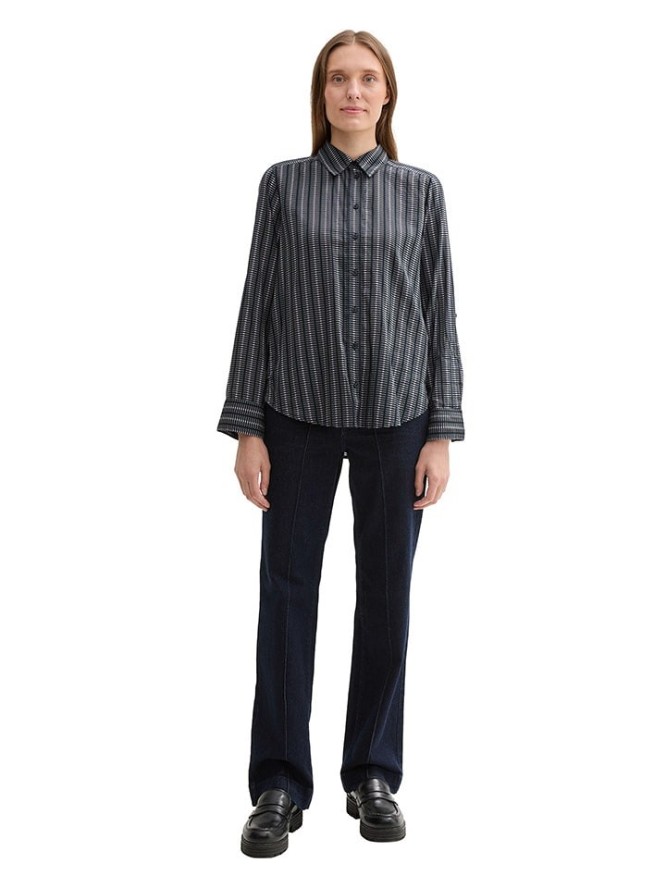 Tom Tailor Koszula w kolorze granatowo-zielonym rozmiar: 44