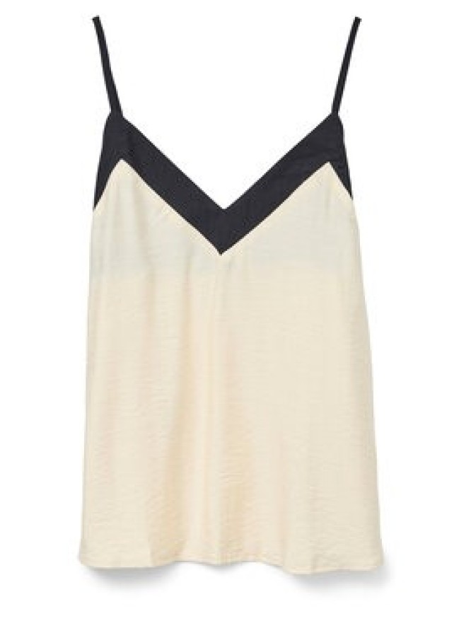 Vero Moda Top Denise 10329790 Beżowy Regular Fit