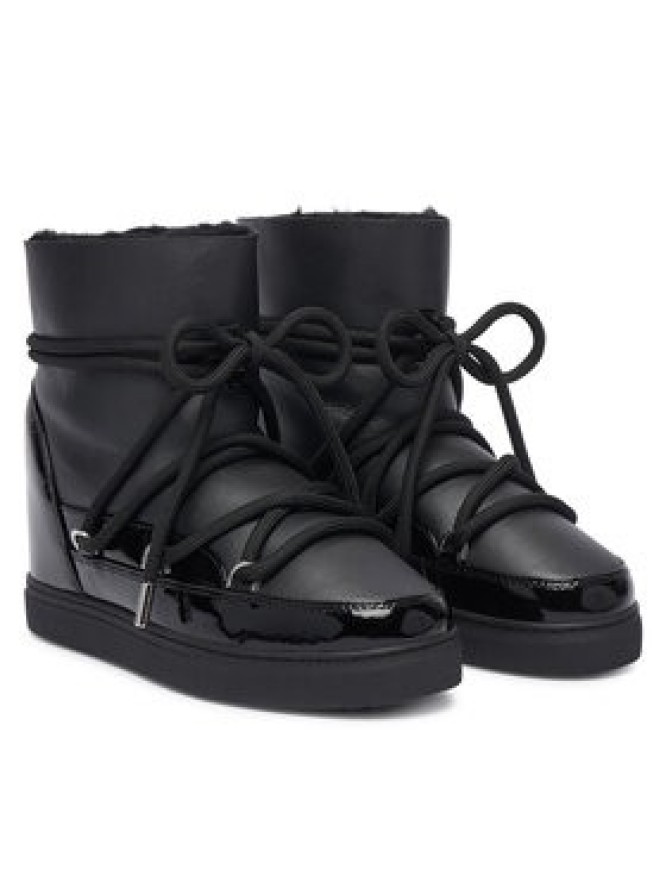 Inuikii Śniegowce Gloss Wedge 1001.004.0052.000 Czarny