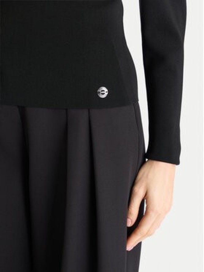 TWINSET Sweter 252AT3011 Czarny Slim Fit