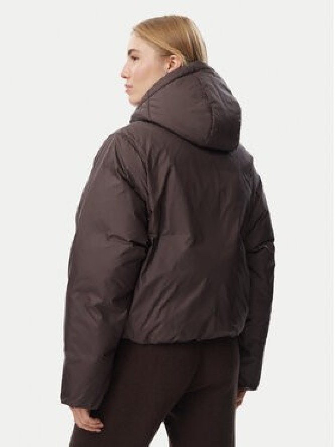 adidas Kurtka zimowa Essentials KR9566 Brązowy ciemny Loose Fit