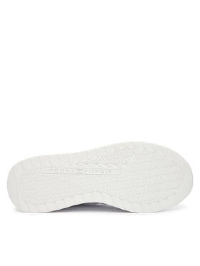 Tommy Hilfiger Sneakersy Corporate Mix Mat Runner FW0FW09318 Biały