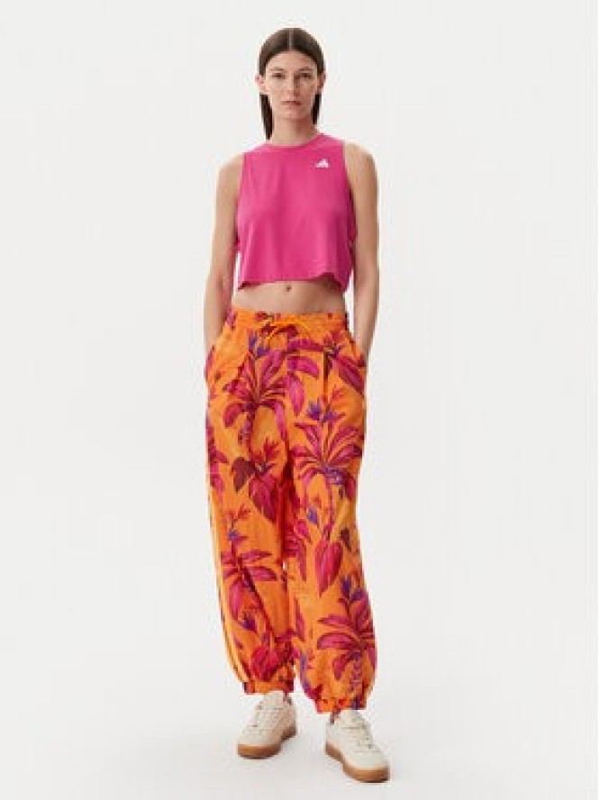 adidas Koszulka techniczna Train Essentials Boxy Workout JL7680 Różowy Regular Fit