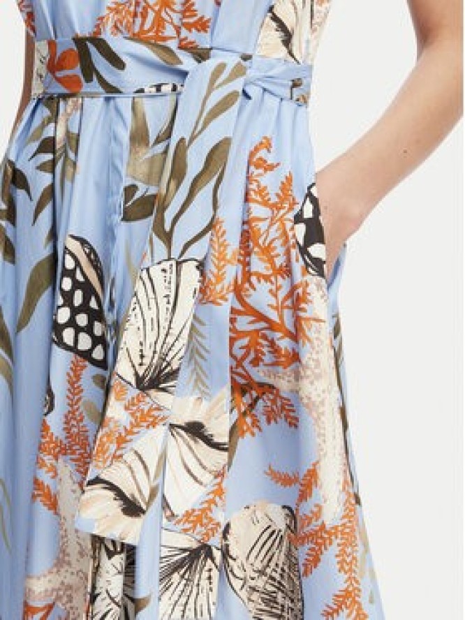 Marella Sukienka koszulowa Padana 2613221202 Błękitny Regular Fit
