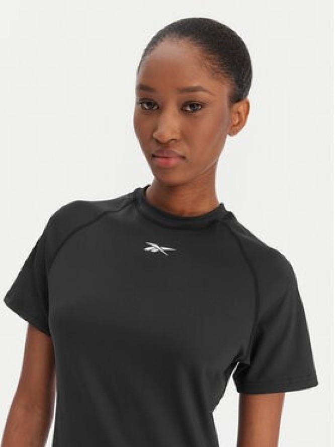 Reebok Koszulka techniczna RK25605CCW Czarny Slim Fit