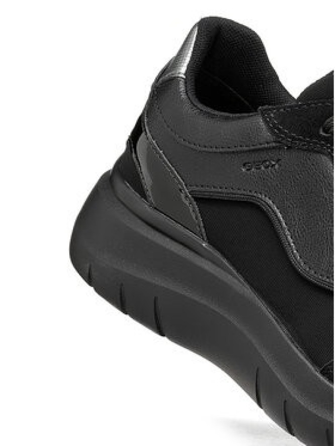 Geox Sneakersy D Plummery D65YNA 5422 C9999 Czarny
