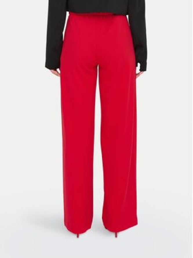 JDY Spodnie materiałowe Geggo 15208430 Czerwony Wide Leg