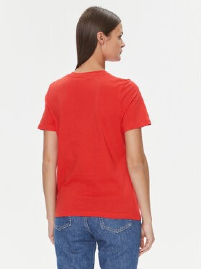 Tommy Hilfiger T-Shirt Logo WW0WW40276 Pomarańczowy Regular Fit