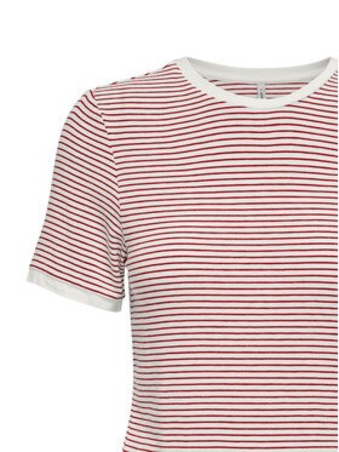 ONLY T-Shirt Tine 15315406 Czerwony Regular Fit