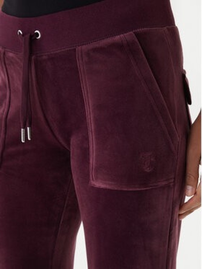 Juicy Couture Spodnie dresowe Layla JCSEBJ001 Bordowy Flared Leg