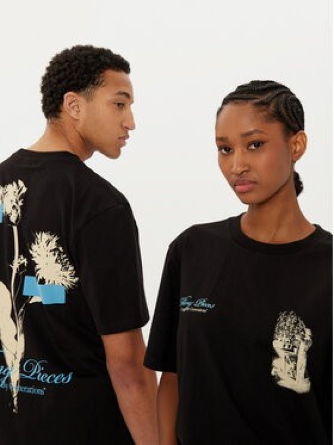 Filling Pieces T-Shirt Unisex Gardener 7449985 Czarny Regular Fit