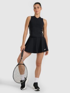 4F Spódnica tenisowa damska - czarna M