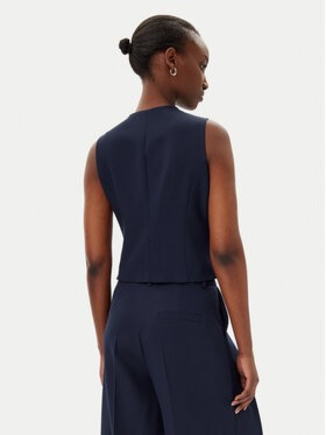 Maryley Kamizelka 25EB128/43BL Granatowy Regular Fit