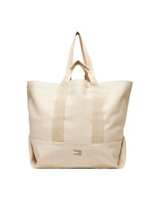 Tommy Jeans Torebka Tjw Tote Edition Canvas AW0AW17542 Beżowy