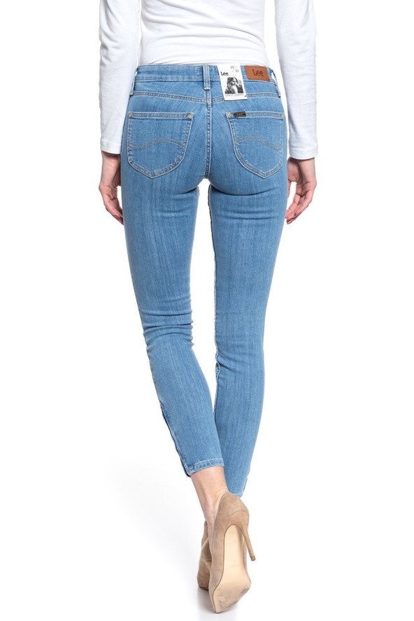 SPODNIE DAMSKIE LEE SCARLETT CROPPED FRESH NEO L30CPFML 112106369