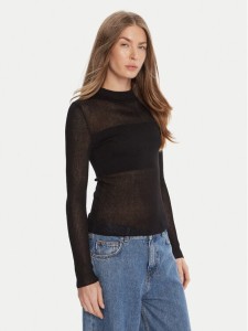 HUGO Sweter Slumy_B 50543045 Czarny Slim Fit