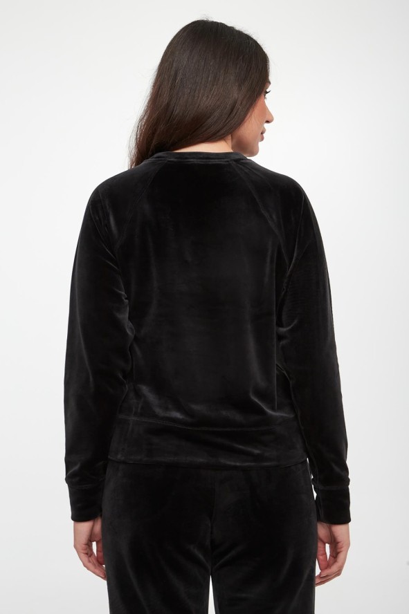 Bluza damska welurowa DKNY