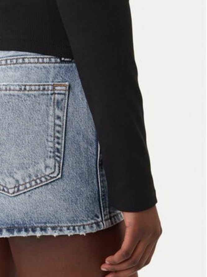 Calvin Klein Jeans Bluzka Monogram LV047A803G Czarny Slim Fit
