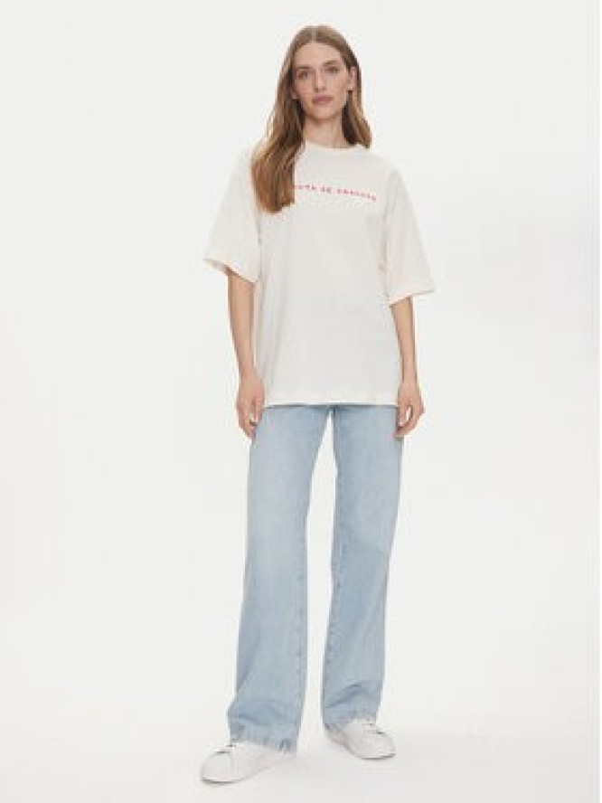 Vero Moda T-Shirt Taz Hailey 10337839 Biały Regular Fit