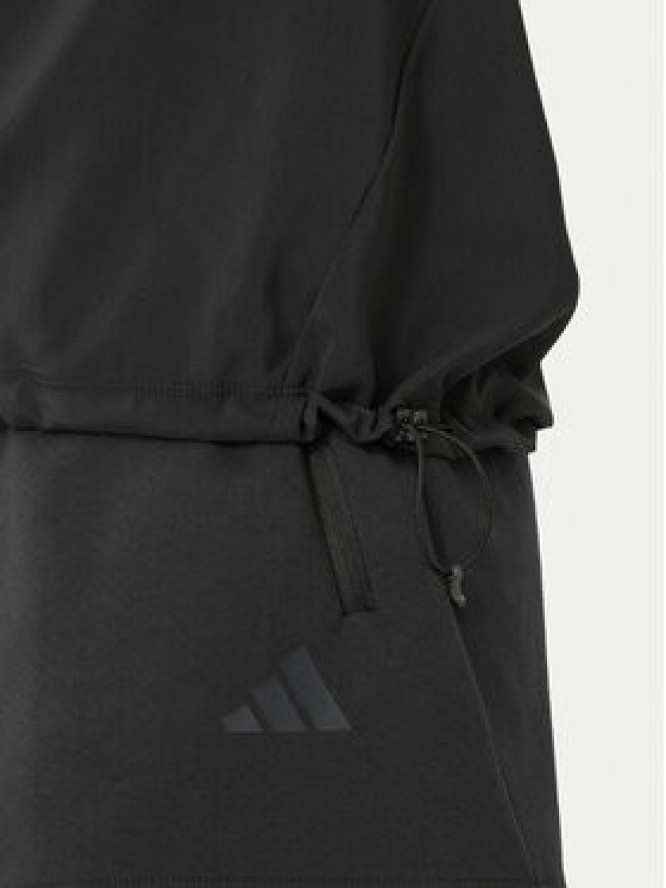 adidas Kurtka do biegania Essentials KA4339 Czarny Regular Fit