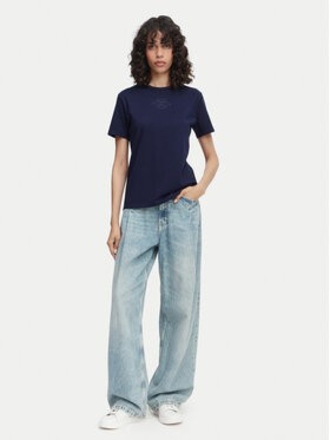 HUGO T-Shirt Damacia 8 50573353 Granatowy Regular Fit