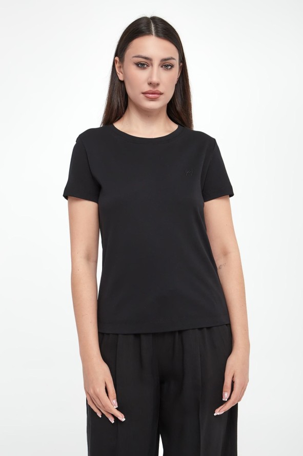 T-shirt damski Langue MARELLA MONOCHROME