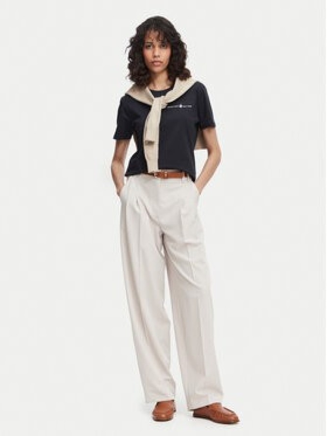 Beverly Hills Polo Club T-Shirt P-SS26W-TS085 Granatowy Regular Fit