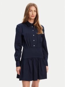 STAUD Sukienka koszulowa Rocco R25S2112PO Granatowy Regular Fit