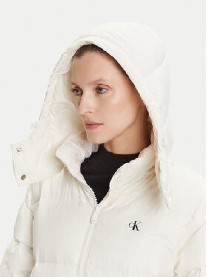 Calvin Klein Jeans Kurtka puchowa Essential LV047D502G Beżowy Regular Fit