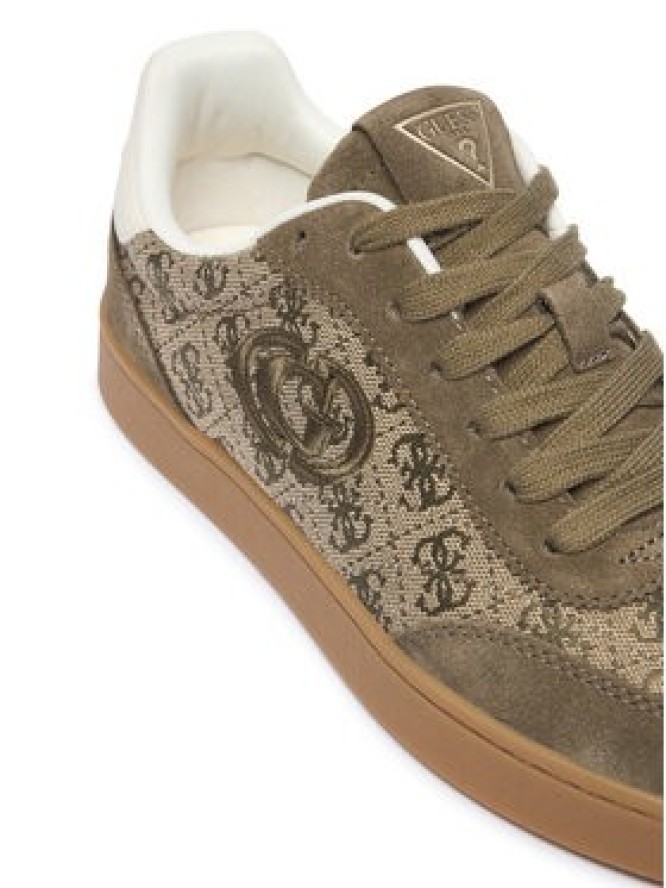 Guess Sneakersy FLTJAC LEA12 Khaki