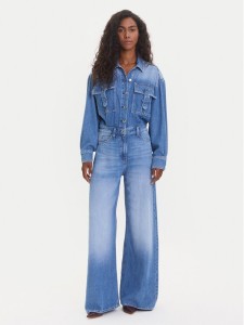 Guess Kombinezon W5YD58 D5B94 Niebieski Regular Fit